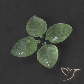 Gemme di Prehnite Verde lime naturale da 29.56 ct, Taglio a fantasia, Traslucido