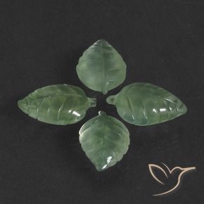 Gemme di Prehnite Verde chiaro naturale da 27.79 ct, Taglio a fantasia, Traslucido