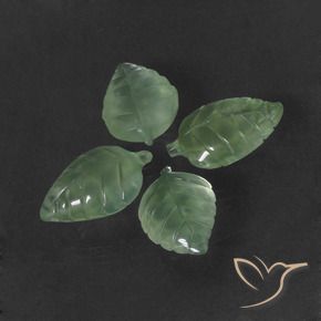 Gemme di Prehnite Verde chiaro naturale da 27.79 ct, Taglio a fantasia, Traslucido