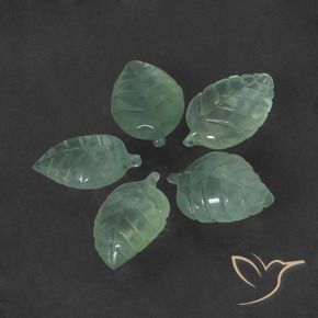Gemme di Prehnite Verde molto chiaro naturale da 26.26 ct, Taglio a fantasia, Traslucido