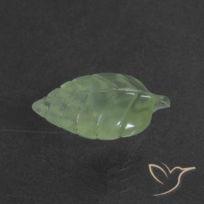Prehnite Verde Pera Pallido naturale da 5.15 ct, Taglio a fantasia, Traslucido