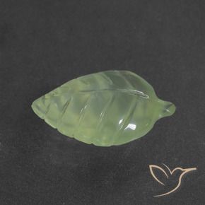 Prehnite Giallo verde naturale da 5.76 ct, Taglio a fantasia, Traslucido