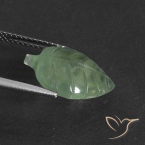 Prehnite Verde caldo naturale da 5.62 ct, Taglio a fantasia, Traslucido