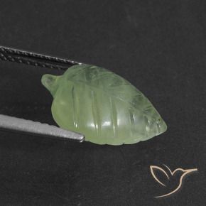 Prehnite Verde lime chiaro naturale da 4.61 ct, Taglio a fantasia, Traslucido