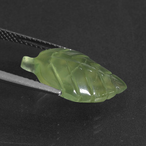 Prehnite Verde naturale da 5.83 ct, Forma fantasia, Traslucido