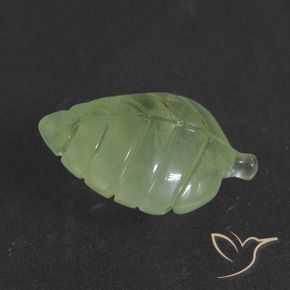 Prehnite Verde medio naturale da 5.28 ct, Taglio a fantasia, Traslucido