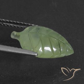 Prehnite Verde medio naturale da 5.28 ct, Taglio a fantasia, Traslucido