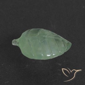 Prehnite Verde Menta Chiaro naturale da 4.92 ct, Taglio a fantasia, Traslucido