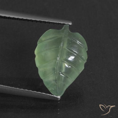 4.86ct Naturale Verde chiaro Prehnite, Taglio a fantasia, Traslucido