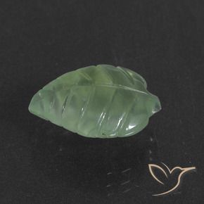 Prehnite Verde chiaro naturale da 4.86 ct, Taglio a fantasia, Traslucido