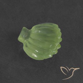 Prehnite Verde lime naturale da 10.71 ct, Taglio a fantasia, Traslucido