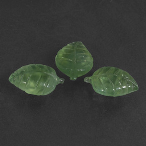 Gemme di Prehnite Verde naturale da  ct, Forma fantasia, Traslucido