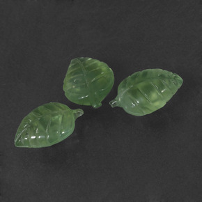 Gemme di Prehnite Verde naturale da  ct, Forma fantasia, Traslucido