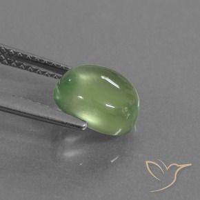 Prehnite Giallo verde naturale da 2.36 ct, Ovale, Trasparente