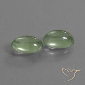 Gemme di Prehnite Verde giallastro naturale da 2.63 ct, Ovale, Trasparente