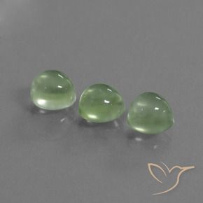 Gemme di Prehnite Verde lime chiaro naturale da 3.59 ct, Rotondo, Trasparente