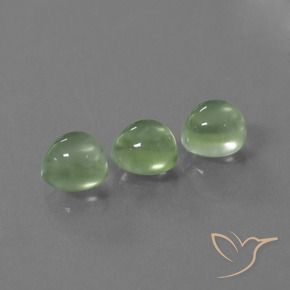 Gemme di Prehnite Verde lime chiaro naturale da 3.59 ct, Rotondo, Trasparente