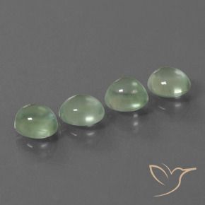 Gemme di Prehnite Giallo chiaro Verde naturale da 5.96 ct, Ovale, Trasparente