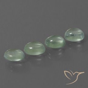 Gemme di Prehnite Giallo chiaro Verde naturale da 5.00 ct, Ovale, Trasparente