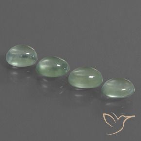 Gemme di Prehnite Giallo chiaro Verde naturale da 5.00 ct, Ovale, Trasparente