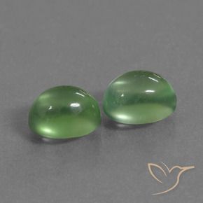 Gemme di Prehnite Verde chiaro naturale da 2.45 ct, Ovale, Trasparente
