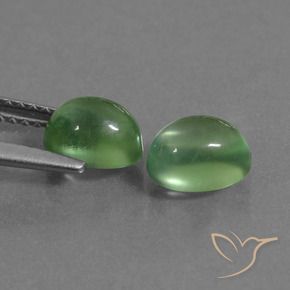 Gemme di Prehnite Verde chiaro naturale da 2.45 ct, Ovale, Trasparente