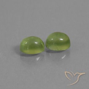 Gemme di Prehnite Verde chiaro naturale da 2.69 ct, Ovale, Trasparente