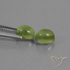 Gemme di Prehnite Verde chiaro naturale da 2.69 ct, Ovale, Trasparente
