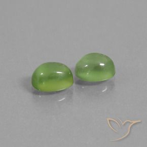 Gemme di Prehnite Giallo verde naturale da 2.51 ct, Ovale, Trasparente