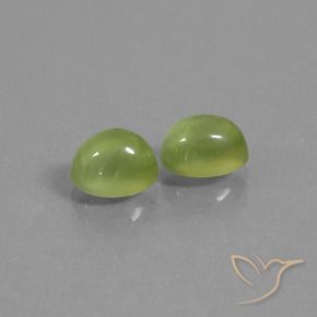 Gemme di Prehnite Verde lime naturale da 2.63 ct, Ovale, Trasparente