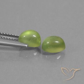 Gemme di Prehnite Verde lime naturale da 2.63 ct, Ovale, Trasparente