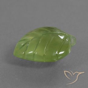 Prehnite Terra Verde naturale da 9.73 ct, Taglio a fantasia, Trasparente