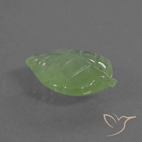 Prehnite Pera Verde naturale da 8.12 ct, Taglio a fantasia, Trasparente