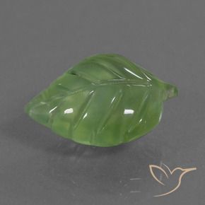 Prehnite Verde medio naturale da 6.81 ct, Taglio a fantasia, Trasparente
