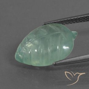 Prehnite Verde chiaro e freddo naturale da 7.41 ct, Taglio a fantasia, Trasparente