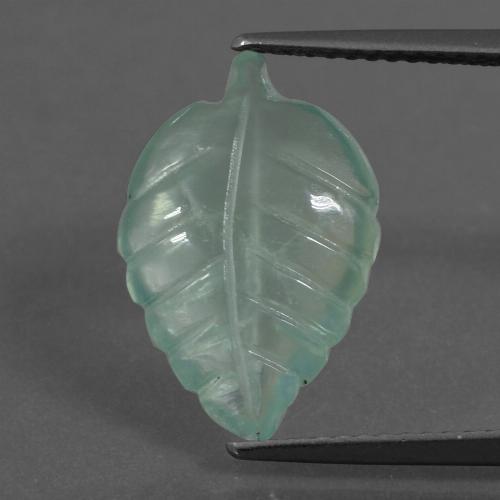 Prehnite Verde chiaro naturale da 5.02 ct, Forma fantasia, Trasparente