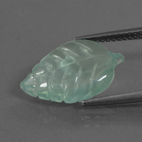 Prehnite Verde chiaro naturale da 5.02 ct, Forma fantasia, Trasparente