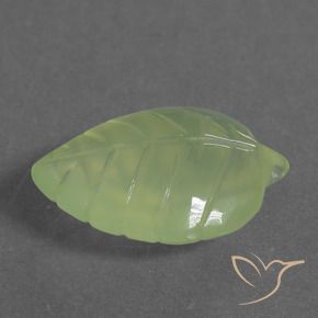 Prehnite Verde lime naturale da 9.17 ct, Taglio a fantasia, Trasparente