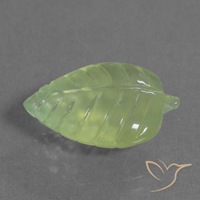 Prehnite Verde medio naturale da 7.23 ct, Taglio a fantasia, Trasparente