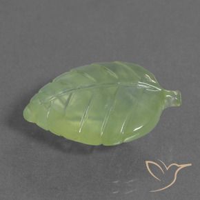 Prehnite Verde lime naturale da 10.77 ct, Taglio a fantasia, Trasparente