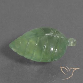 Prehnite Verde medio naturale da 8.35 ct, Taglio a fantasia, Trasparente