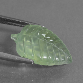 Prehnite Verde Pera Chiaro naturale da 7.16 ct, Forma fantasia, Trasparente