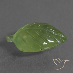 Prehnite Verde medio naturale da 7.78 ct, Taglio a fantasia, Trasparente