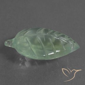 Prehnite Menta verde naturale da 8.54 ct, Taglio a fantasia, Trasparente
