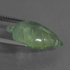 Prehnite Verde naturale da 8.78 ct, Forma fantasia, Trasparente