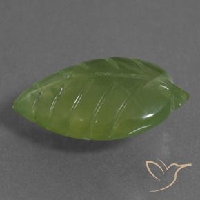 Prehnite Verde caldo naturale da 10.07 ct, Taglio a fantasia, Trasparente