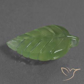 Prehnite Verde caldo naturale da 8.22 ct, Taglio a fantasia, Trasparente