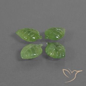 Gemme di Prehnite Verde caldo naturale da 18.63 ct, Taglio a fantasia, Trasparente