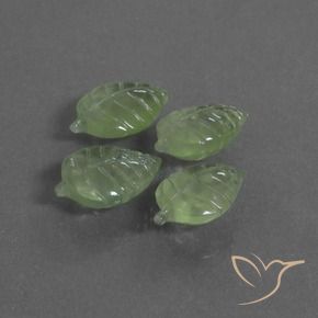 Gemme di Prehnite Verde medio naturale da 23.51 ct, Taglio a fantasia, Trasparente