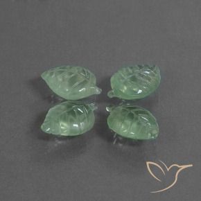 Gemme di Prehnite Verde Menta Chiaro naturale da 20.20 ct, Taglio a fantasia, Trasparente